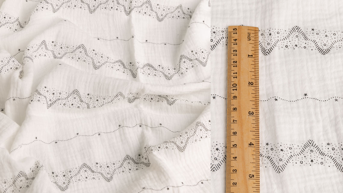 100% cotton muslin fabric