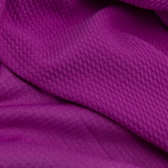 Violet soft bullet textured liverpool poly spandex jersey knit fabric for apparel