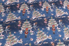 Small batch manufacturer christmas pattern custom printed 100% cotton woven twill fabric for baby